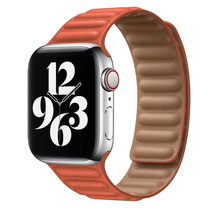Ремешок Leather Link Apple Watch 38/40 mm Orange