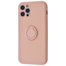 Чехол Light Color Ring Apple iPhone 12 Pro Pink sand
