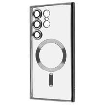 Чохол WAVE Metal Color Case with Magnetic Ring Samsung Galaxy S25 Ultra Silver