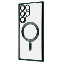 Чохол WAVE Metal Color Case with Magnetic Ring Samsung Galaxy S22 Ultra Dark green