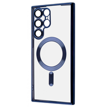 Чохол WAVE Metal Color Case with Magnetic Ring Samsung Galaxy S22 Ultra Midnight blue