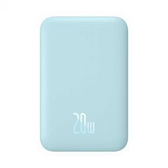 Внешний аккумулятор Baseus Magnetic wireless Fast charging power bank 6000mAh 20W Blue (PPCX020003), Цвет: Голубой, Оригинальное название цвета: Blue, Батарея, мAч: 6000
