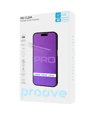 Захисна гідрогелева плівка Proove Hydrogel Screen Protection Pro Clear