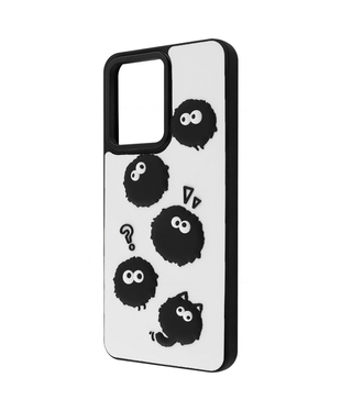 Чохол WAVE Doodle Case Xiaomi Redmi 13C 4G/Poco C65 Black fluffy
