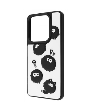 Чохол WAVE Doodle Case Xiaomi Redmi Note 14 5G/Poco M7 Pro Black fluffy