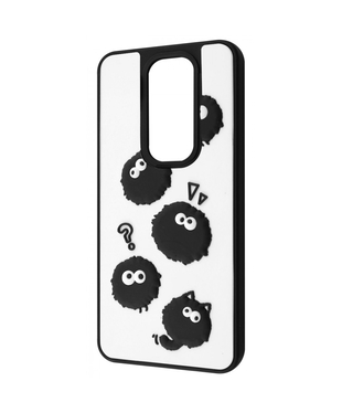 Чохол WAVE Doodle Case Xiaomi Redmi Note 8 Pro Black fluffy
