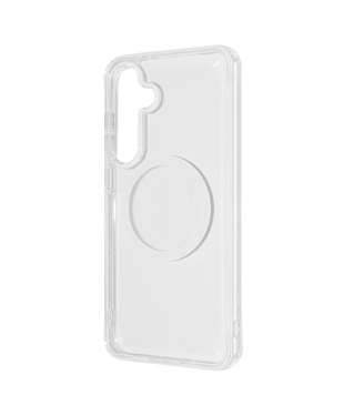 Чохол WAVE Clear Case (PC+TPU) with Magnetic Ring Samsung Galaxy S24 FE Clear