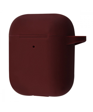 Чохол Silicone Case New for AirPods 1/2 Bordo