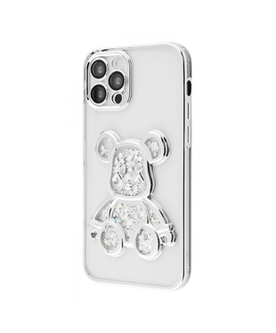 Чохол Shining Bear Case iPhone 12 Pro Max Silver