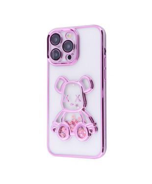 Чохол Shining Bear Case iPhone 15 Pro Max Rose gold