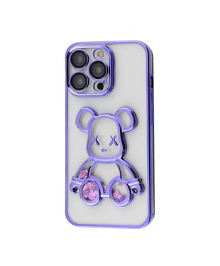 Чохол Shining Bear Case iPhone 14 Pro Max Purple