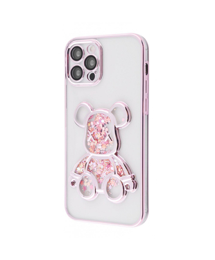 Чохол Shining Bear Case iPhone 12 Pro Rose gold