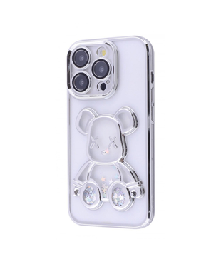Чохол Shining Bear Case iPhone 15 Pro Silver