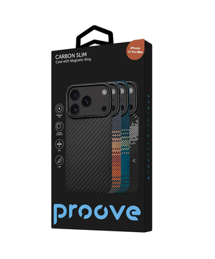 Чохол Proove Carbon Slim with Magnetic Ring iPhone 17 Pro Max Sunflare