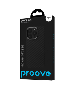Чохол Proove Carbon Slim with Magnetic Ring iPhone 14 Onyx