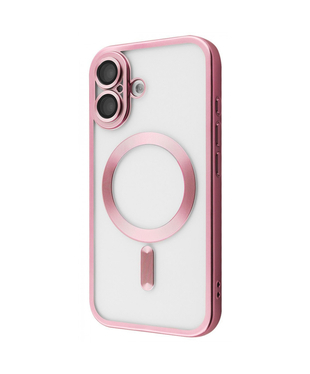 Чохол Metal Matte Case with Magnetic Ring iPhone 17 Pink