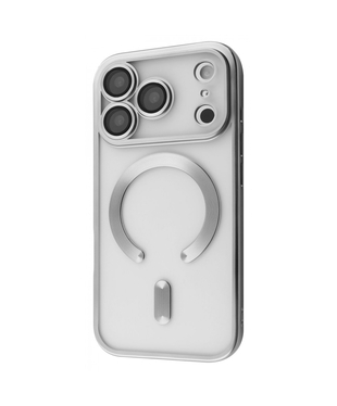 Чохол Metal Matte Case with Magnetic Ring iPhone 17 Pro Max White titanium