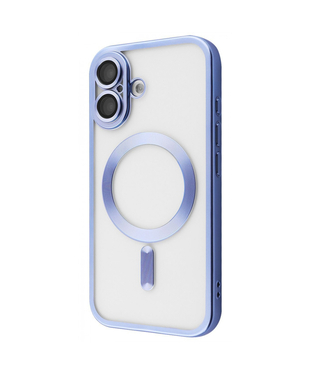 Чохол Metal Matte Case with Magnetic Ring iPhone 16 Ultramarine