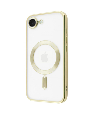 Чохол Metal Matte Case with Magnetic Ring iPhone 16e Gold