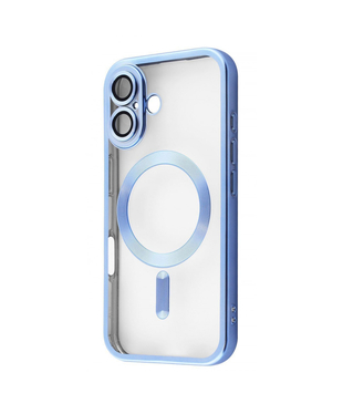 Чохол Metal Matte Case with Magnetic Ring iPhone 16 Plus Ultramarine