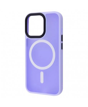 Чехол Wave Matte Colorful Case  MagSafe iPhone 14 Light Purple