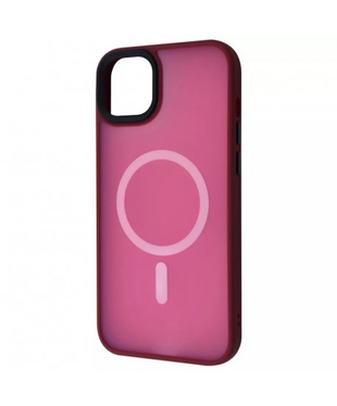Чехол Wave Matte Colorful Case MagSafe iPhone 14 Plus Red