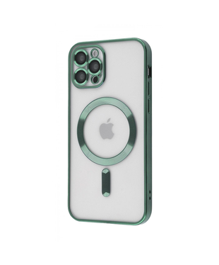 Чохол Metal Matte Case with Magnetic Ring iPhone 12 Pro Dark green
