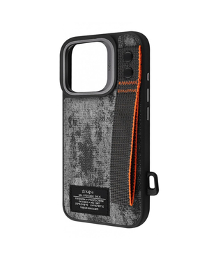 Чохол Kajsa Outdoor Collection Tie Dye with Magnetic Ring iPhone 16 Pro Black