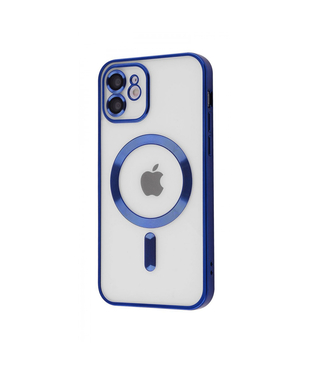 Чохол Metal Matte Case with Magnetic Ring iPhone 12 Pro Max Midnight blue