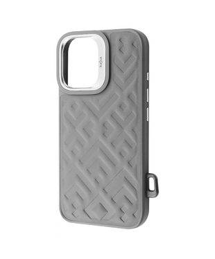 Чохол Kajsa Rhombus Collection with Magnetic Ring iPhone 16 Gray