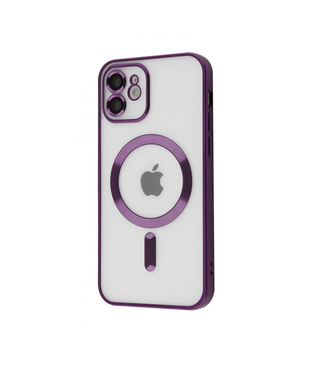 Чохол Metal Matte Case with Magnetic Ring iPhone 12 Pro Max Deep purple