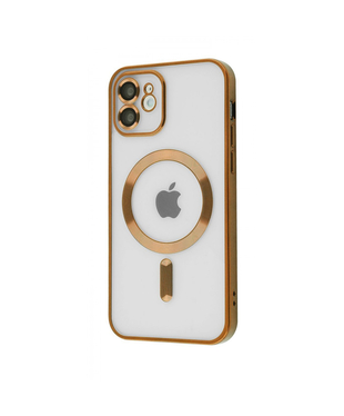 Чохол Metal Matte Case with Magnetic Ring iPhone 12 Pro Max Gold