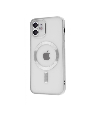 Чохол Metal Matte Case with Magnetic Ring iPhone 12 Pro Max Silver