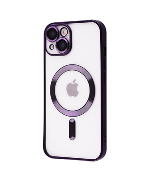 Чохол Metal Matte Case with Magnetic Ring iPhone 14 Deep purple