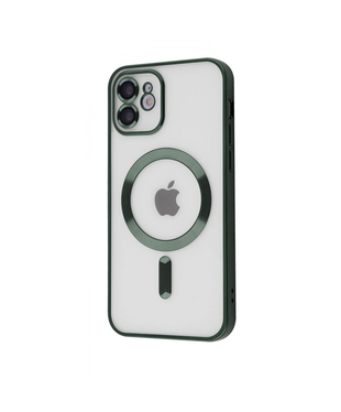 Чохол Metal Matte Case with Magnetic Ring iPhone 14 Pro Dark green