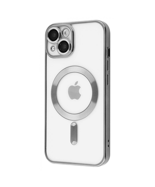 Чохол Metal Matte Case with Magnetic Ring iPhone 13 Silver