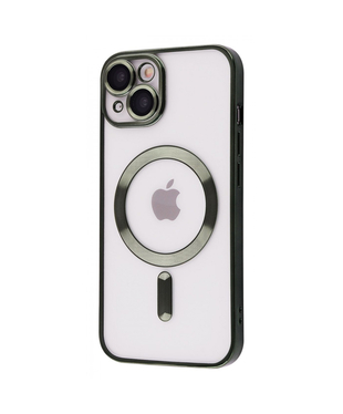 Чохол Metal Matte Case with Magnetic Ring iPhone 13 Dark green