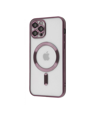 Чохол Metal Matte Case with Magnetic Ring iPhone 12 Pro Deep purple