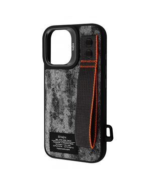 Чохол Kajsa Outdoor Collection Tie Dye with Magnetic Ring iPhone 16 Black