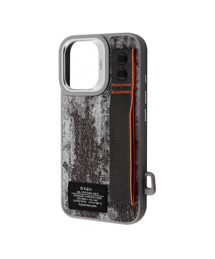 Чохол Kajsa Outdoor Collection Tie Dye with Magnetic Ring iPhone 16 Gray