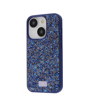 Чохол Bling World Rock Diamond (TPU) iPhone 16 Pro Blue titanium