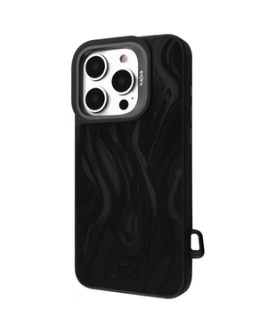 Чохол Kajsa Fluid Art with Magnetic Ring iPhone 16 Pro Black