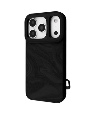 Чохол Kajsa Fluid Art with Magnetic Ring iPhone 17 Pro Black