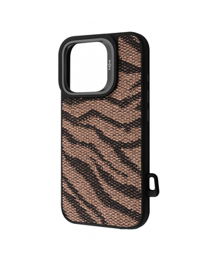 Чохол Kajsa Glamorus Collection with Magnetic Ring iPhone 16 Pro Bronze