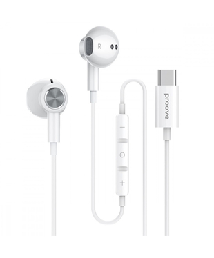 Дротові навушники Proove Echo (Type-C) White