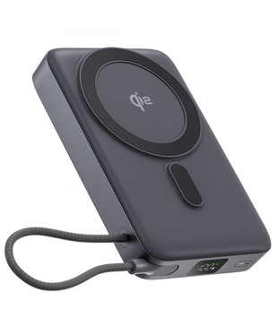 Портативна батарея PowerBank Proove OverPower 35W 10000mAh Qi2 Gray