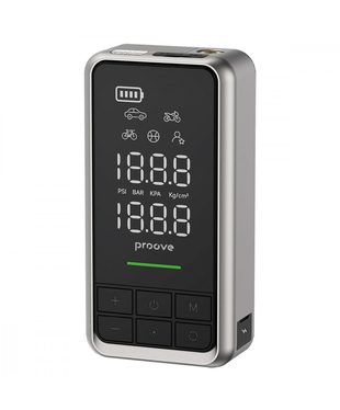 Пусковий Пристрій (бустер) 2 in 1 + Насос Proove Air Jump 10400mAh 1000A Gray