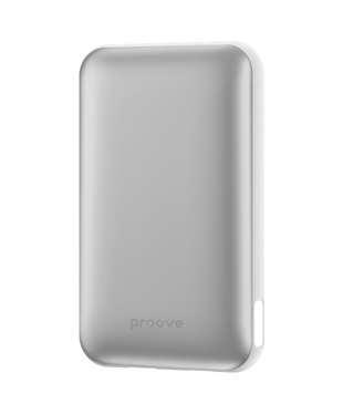 Портативна батарея PowerBank Proove Vibe Energy Plus 22.5W 10000mAh Silver/white