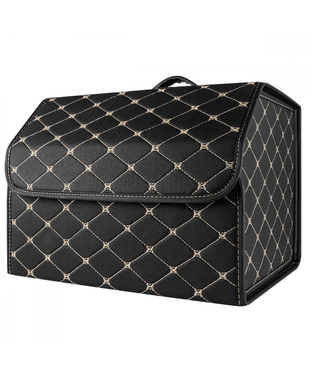 Органайзер у багажник автомобіля 40см*30см*30см Black beige