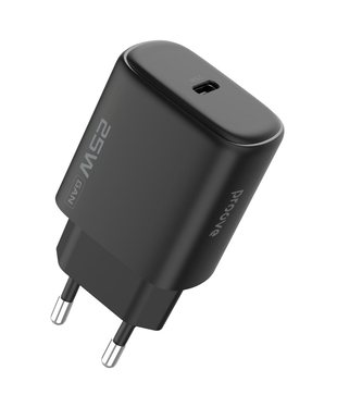 Мережевий зарядний пристрій Proove Silicone Power 2 25W (Type-C) Black